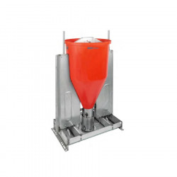 Tolva Porinox doble inox B1 (115 litros)