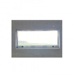 Ventana de pvc mixta 1800x800 pol. 8mm