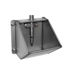 Cazoleta engorde inox A-22 con brida (sin tubo ni chupete)