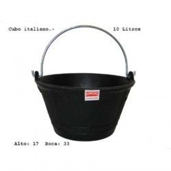 Cubo italiano goma natural 10 L