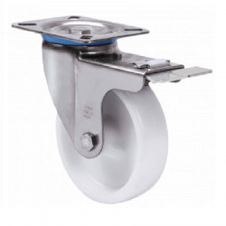 Rueda gir 10zvlifd80-pol inox blanco