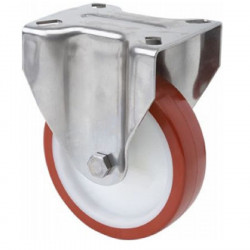 Rueda fij 17zvli80-poliur inox