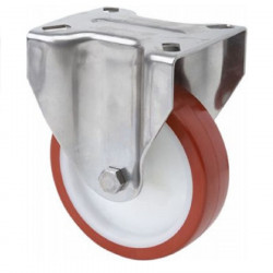 Rueda fij 17zvli100-poliur inox