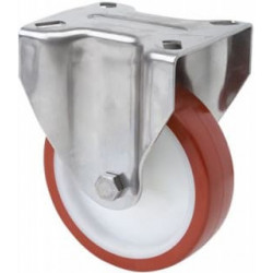 Rueda fij 17zvli125-poliur inox