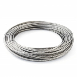 Cable/sirga inox 4 mm (7x7+0) m/l