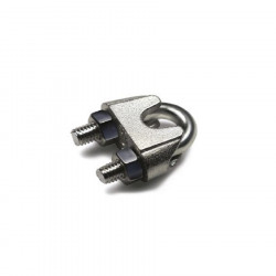 Sujetacable inox. 6 mm