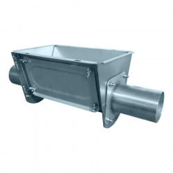 Cajetín inox 75 de 1 salida para tándem