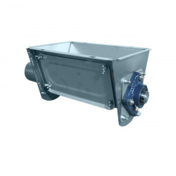 Cajetín inox 90 de 1 salida con eje