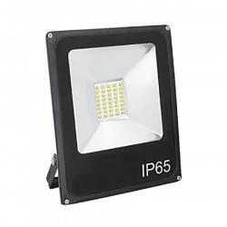 Proyector led solar 30W 6000K con placa exterior