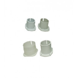 Casquillo conexión de plástico a tubo de 75