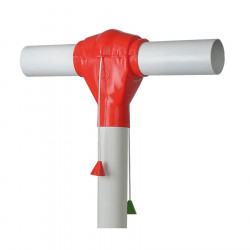 Boca caída/"T" con cuerdas diámetro 75 (tubo bajante de 63MM)