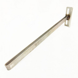 Escuadra inox reforzada pared 500mm para abarcón