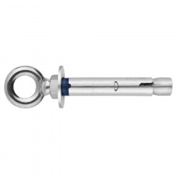 Argolla inox. 10x70 broca 12 mm.