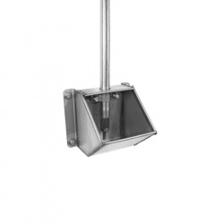 Cazoleta destete inox L120  con brida (sin tubo ni chupete)