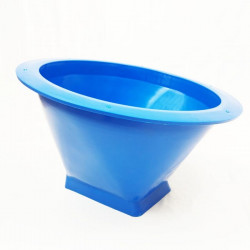 Cono silo reversible azul con arandela