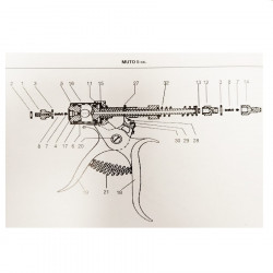 Vástago c/reten jeringa muto express 5 CC(9+11)