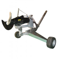 Soporte con ruedas jet para balsas con talud