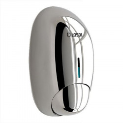 Dosificador jabón inox brillo vertical