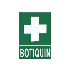 Cartel pvc 21X29 botiquín