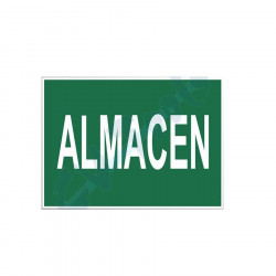 Cartel pvc 21X29 almacén
