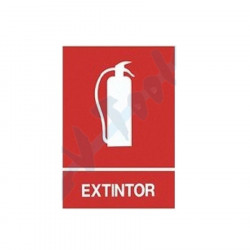 Cartel luminiscente extintor 21x29