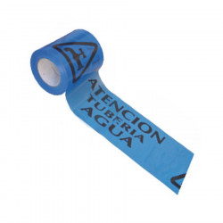 Rollo cinta señal 15cmx200m. agua