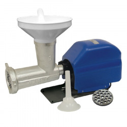 Picadora-embutidora eléctrica con cabezal 32 desmontable de hierro fundido motor 2HP 60rpm