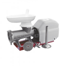 Picadora-embutidora eléctrica con cabezal 32 de hierro fundido motor 2HP con boca ovalada