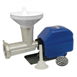 Picadora-embutidora eléctrica con cabezal 32 desmontable de hierro fundido motor 2HP 110rpm