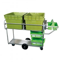 Carro de tratamiento modelo alto, completo