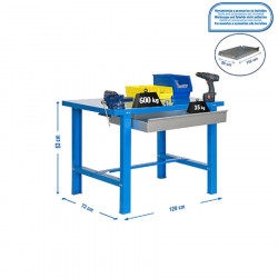 Mesa de trabajo simonwork BT6 metal box 1200