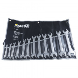 Juego llaves fijas "maurer" 12 piezas