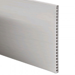 Panel pvc blanco 35 mm de 700 mm liso/liso