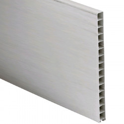 Panel pvc blanco 35 mm de 200 mm hembra/liso