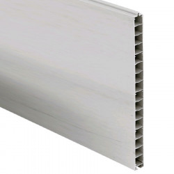 Panel pvc blanco 35 mm de 500 mm macho/hembra