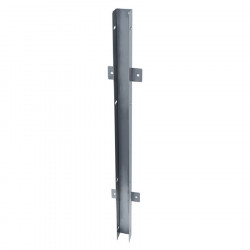 Remate "U" pared central 1000 mm inox