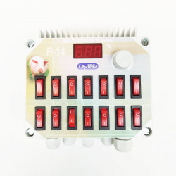 Regulador para 14 placas con interruptor individual (CAV)