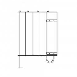 Semibox corto-750x1000mm hierro macizo