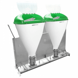 Tolva Porinox destete doble inox EVO-1500D
