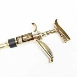 Jeringa vet matic 5CC con alargador 40 cms