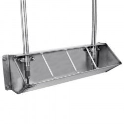 Cazoleta destete inox L480 4 bocas con brida (sin tubo ni chupete)