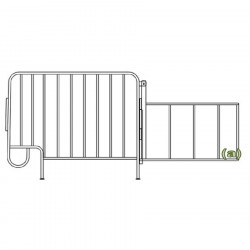 Box gestación nueva normativa hierro macizo 20/14 sin puerta delantera