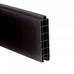 Panel pvc gris 50 mm de 200 mm macho/hembra