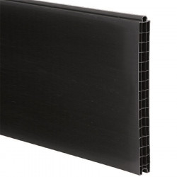 Panel pvc gris 50 mm de 500 mm macho/hembra