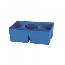 Caja de plástico para instrumental veterinario (azul)