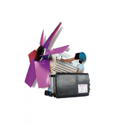 Ventilador electrónica exafan chimenea bajo consumo