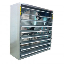Ventilador gran caudal galv con persiana mod. VGXL