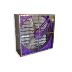 Ventilador gran caudal con marco galvanizado y aspas inox