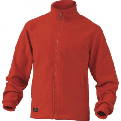 Chaqueta lana polar vernon rojo