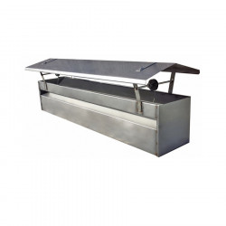 Caballete cumbrera ventilación inoxidable 2x0,30x0,52 alto total